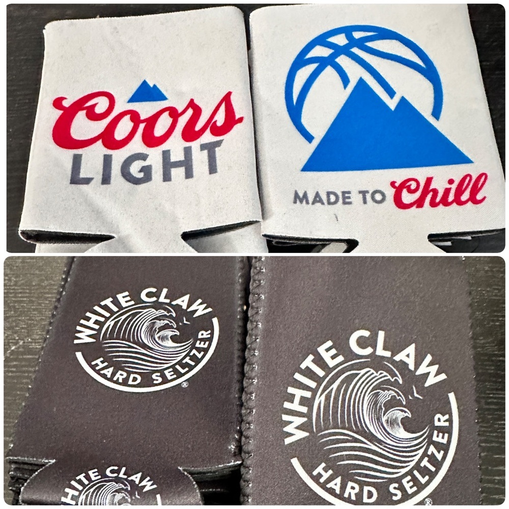 Coors Light And White Claw Neoprene Beer Coozies New 12 Of Each